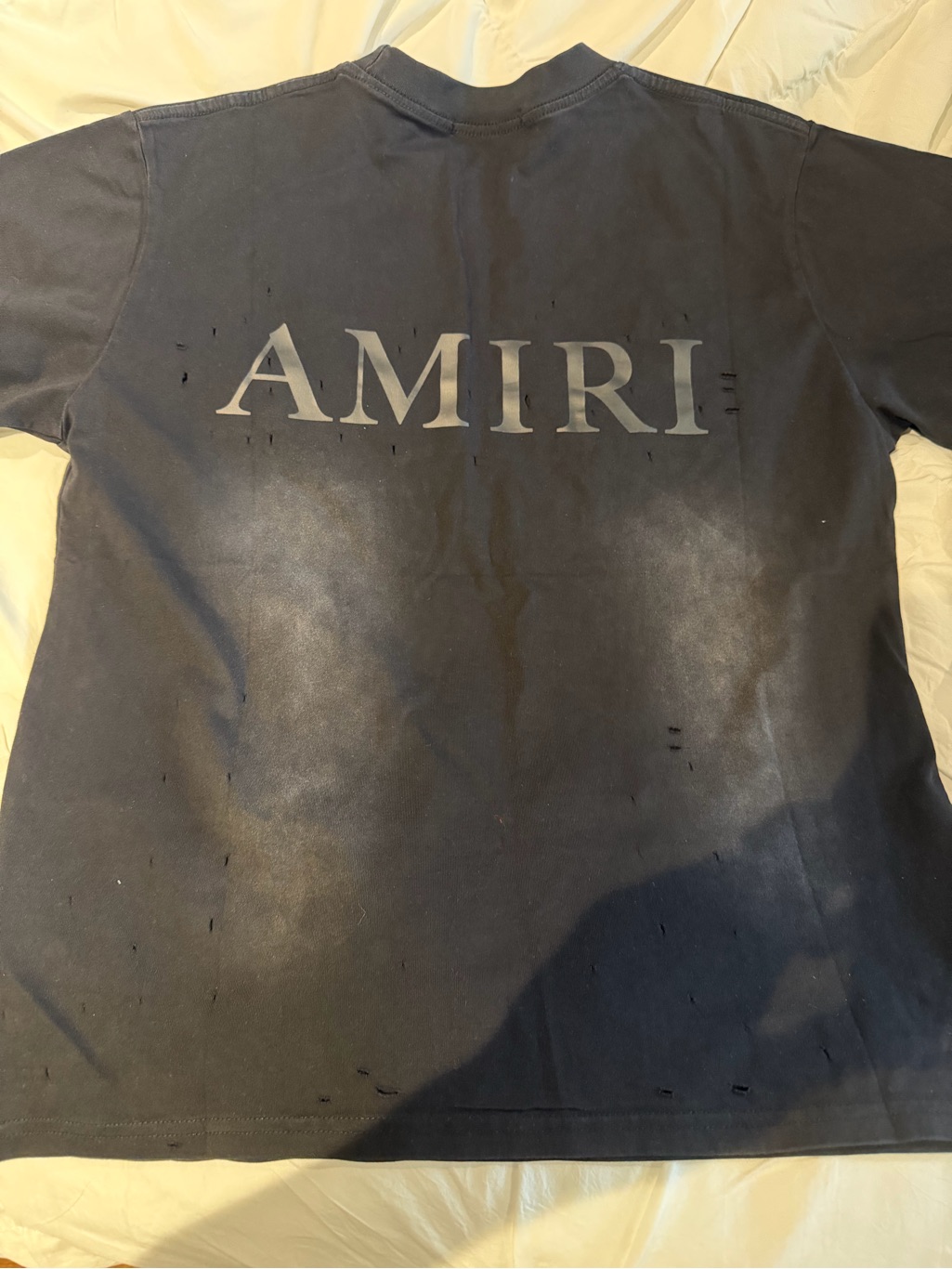 Amiri Black Crewneck Graphic T-Shirt